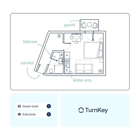 Turnkey I Angelo Roma Lejlighed *